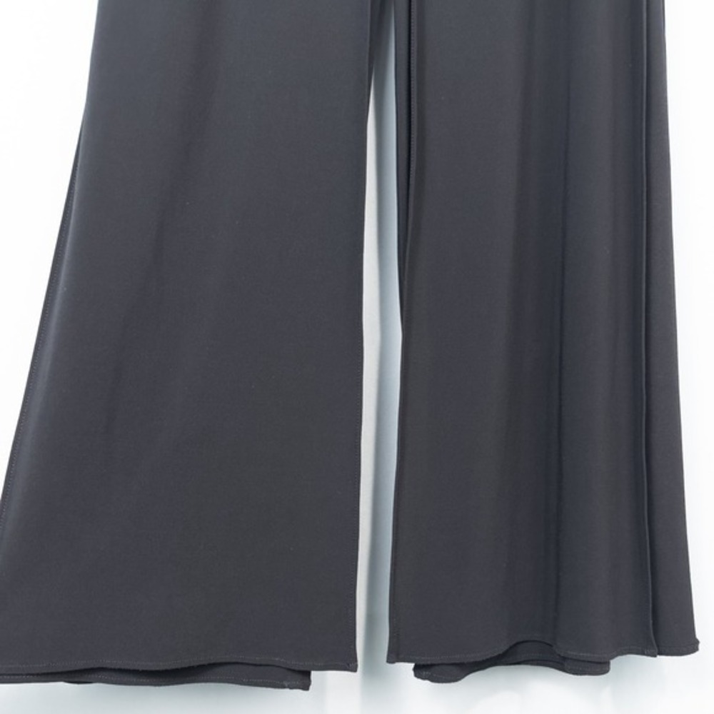 Vintage Joseph Ribkoff Layered Wide Leg Pull On‎ Stretch Knit Pants Size 6 Black - Picture 8 of 16